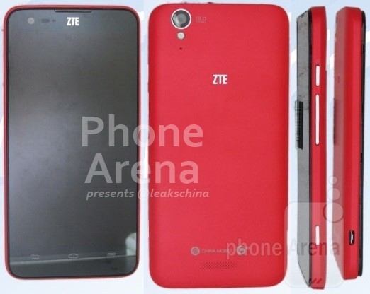 Официальное фото смартфона ZTE U988S на NVIDIA Tegra 4