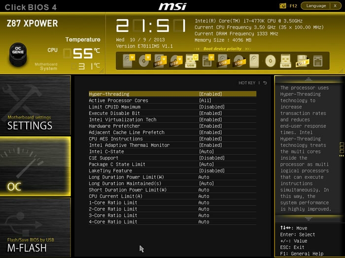  MSI Z87 XPOWER CPU 1 