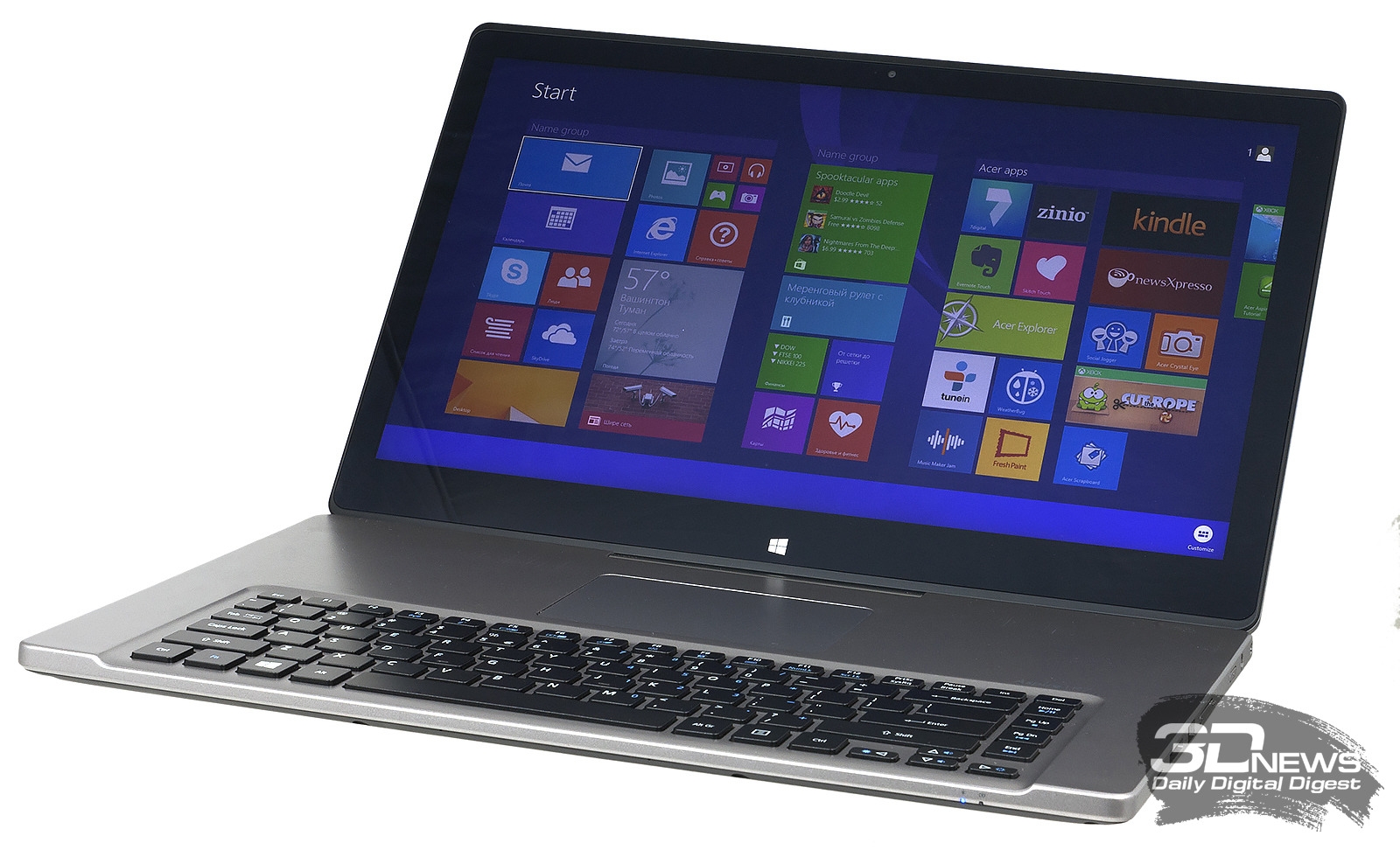 Обзор ноутбука Acer Aspire R7: с ног на голову