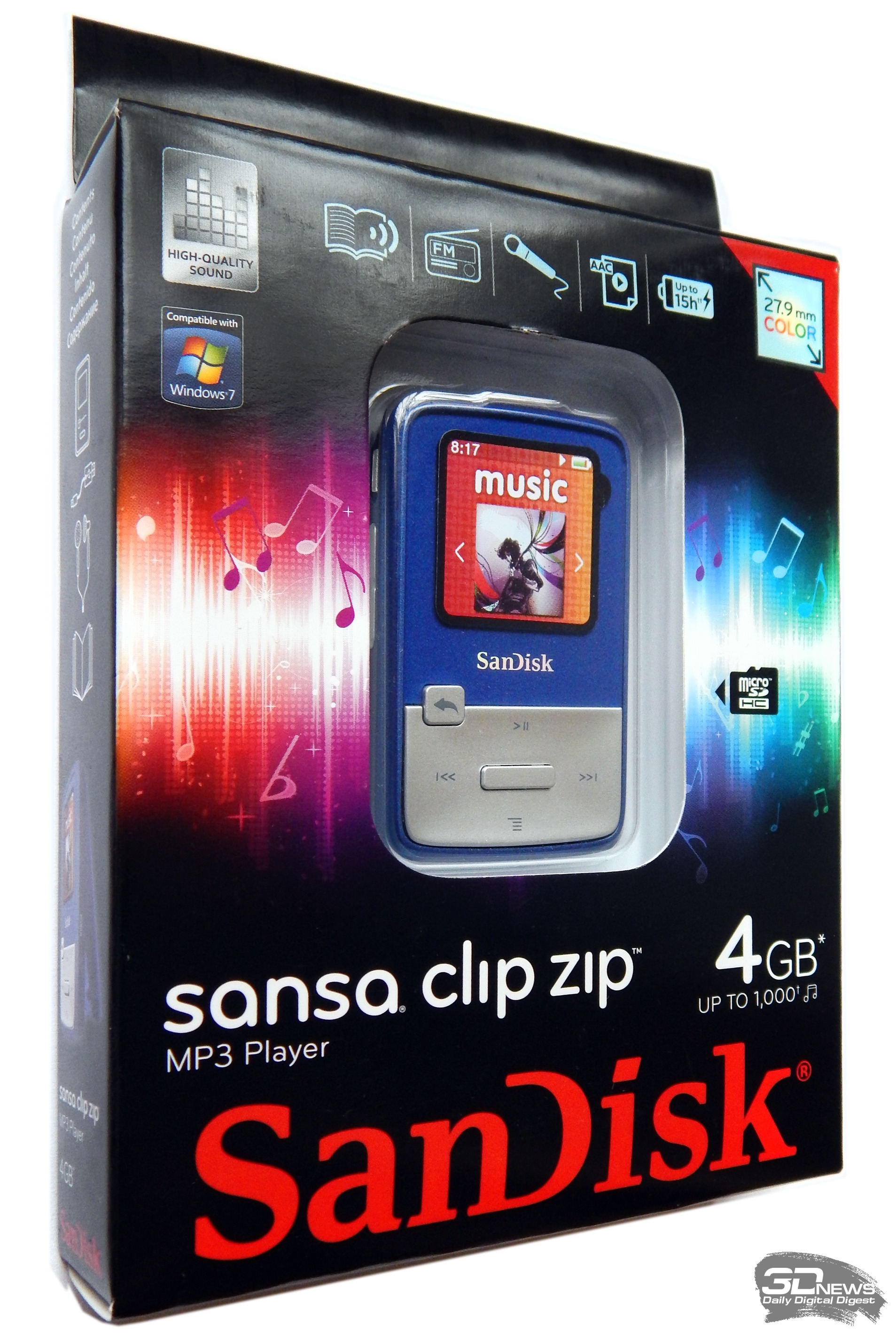 Обзор MP3-плеера SanDisk Sansa Clip Zip и его модернизация с помощью ...