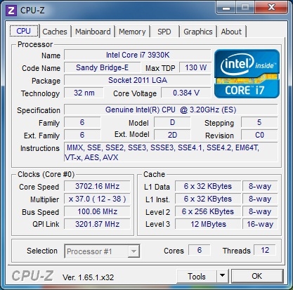 ASUS Rampage IV Black Edition штатная частота