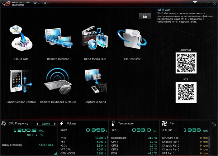 ASUS Rampage IV Black Edition AI Suite 3 Wi-Fi GO!