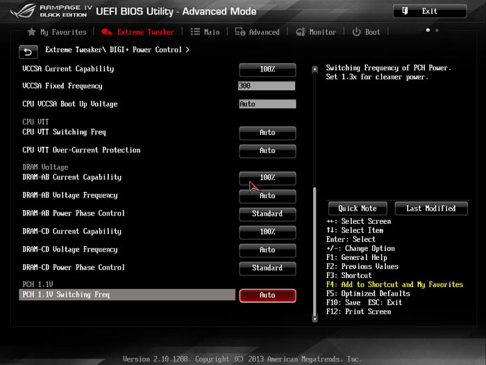 ASUS Rampage IV Black Edition DiGi+2