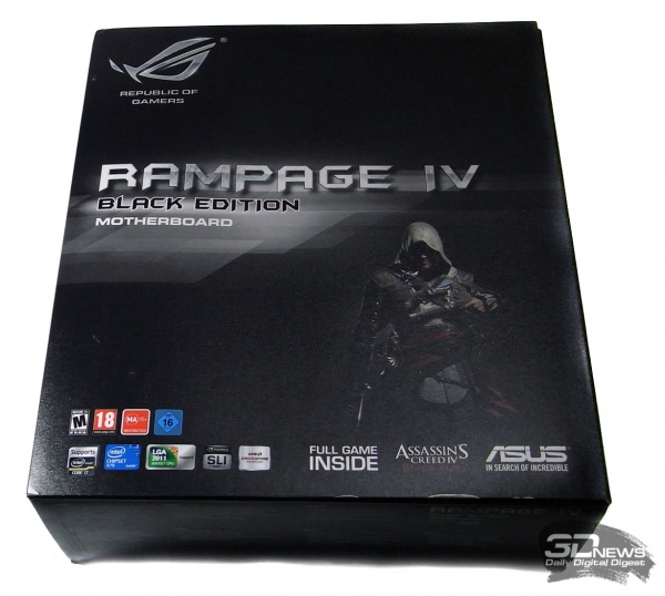 Верхняя страница откидная и на ней приведено описание некоторых фирменных технологий