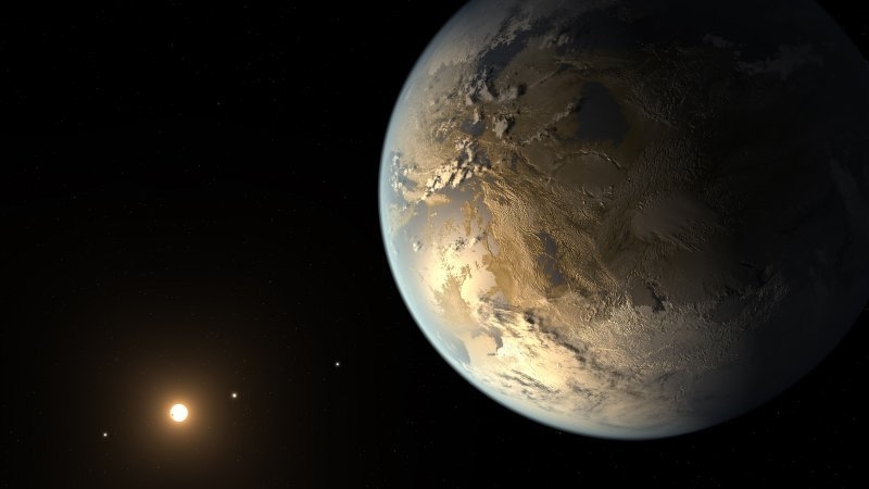 Планета Kepler-186f глазами художника. esa.int
