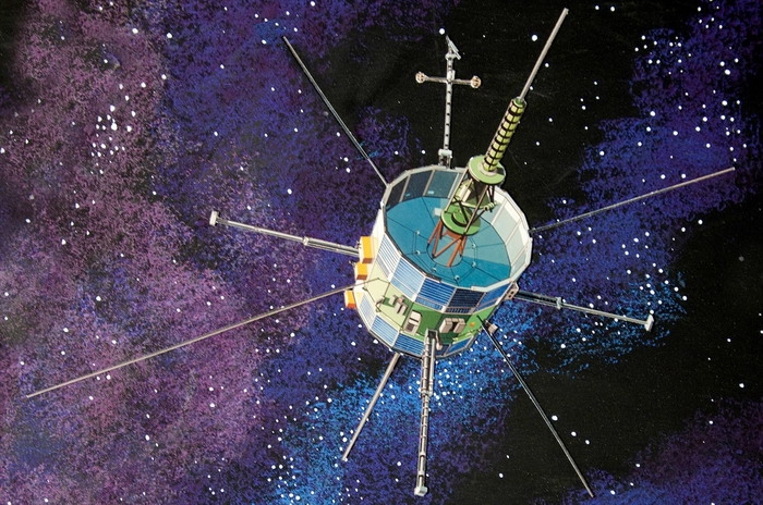 Зонд ISEE-3 глазами художника. NASA