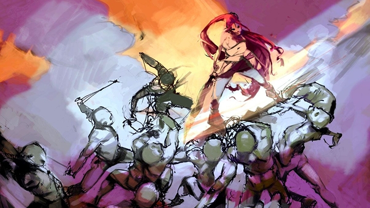 Концепт-арт отменённой Heavenly Sword 2, оказавшийся в Сети в августе 2012 года