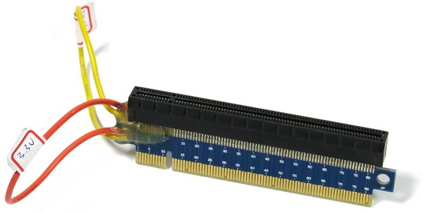 Переходник для измерения нагрузки на линии питания слота PCIe