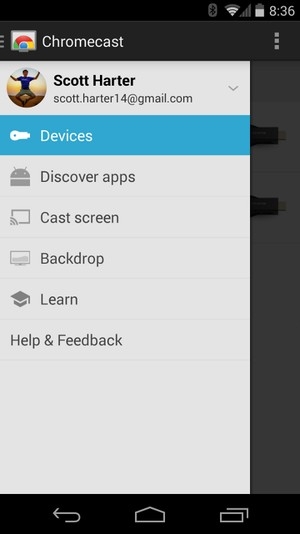 Приложение Chromecast для Android