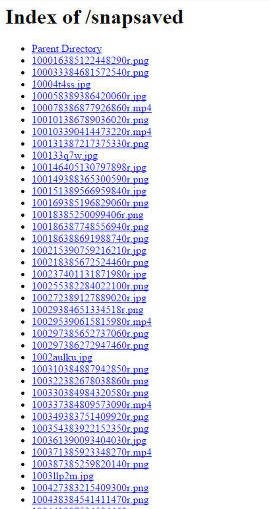 фотографии Snapchat