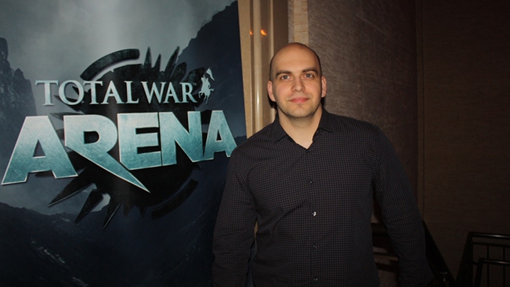 Габор Бересси, ведущий разработчик Total War: Arena (фото www.venturebeat.com)