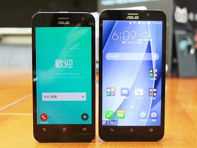 Смартфоны ASUS Zenfone 2 с экраном размером 5 и 5,5 дюйма