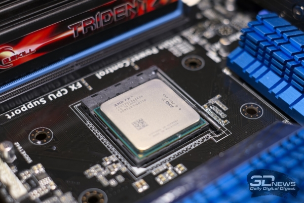 Микропроцессор AMD FX-8370 на базе микроархитектуры Bulldozer второго поколения