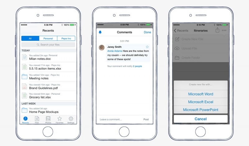 Dropbox 3.9 для iOS
