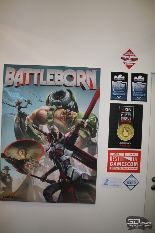 Battleborn участвует в большинстве игровых номинаций выставки. Вполне заслуженно