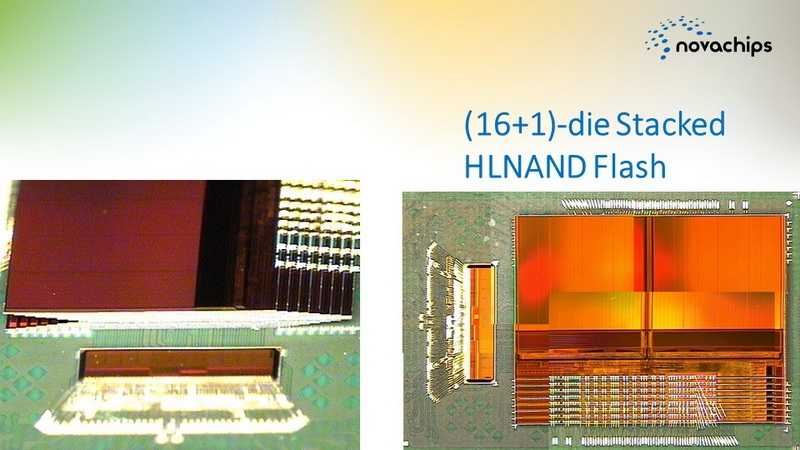 16-слойный чип HLNAND имеет собственный контроллер