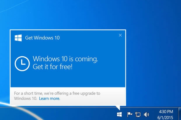Microsoft вынуждает пользователей обновляться до Windows 10 [обновлено]