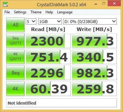  Samsung 950 PRO 256GB 