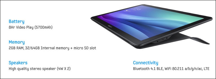 Samsung Galaxy View: официальный дебют огромного планшета"