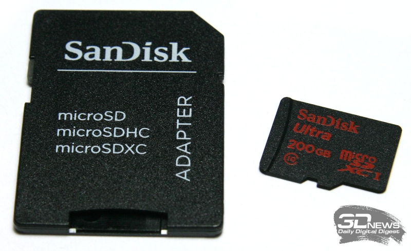  SD-адаптер с картой памяти 