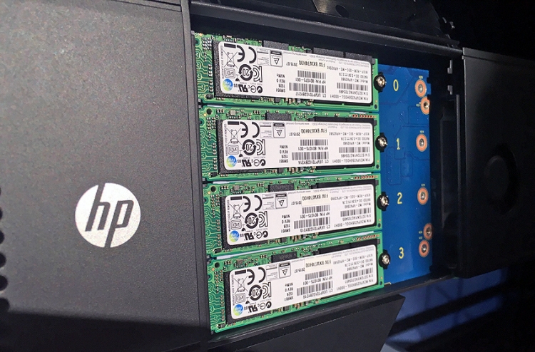 HP Z Turbo Drive Quad Pro. Фото Storage Review