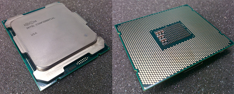  Под надписью «Intel Confidential» скрывается Xeon E5-2698 v4 