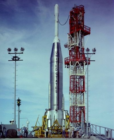  Носители первых лет Космической эры представляли собой комбинацию летавших и нелетавших ракет (на фото – Atlas-Able при запуске зонда Pioneer P-3) 