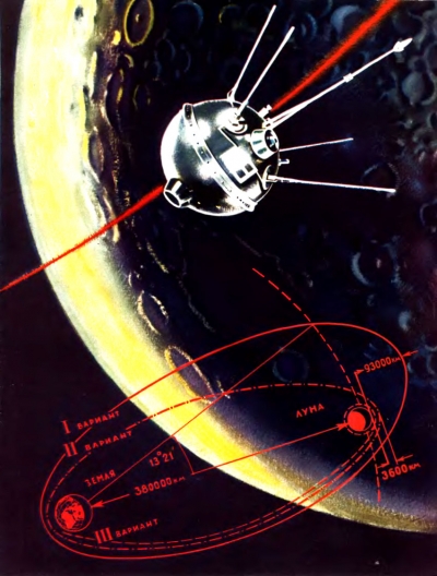  Варианты траектории облёта Луны и выхода на окололунную орбиту 