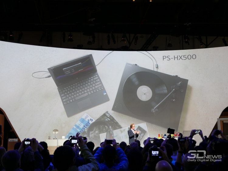 CES 2016: Sony PS-HX500 — виниловый проигрыватель с USB-портом