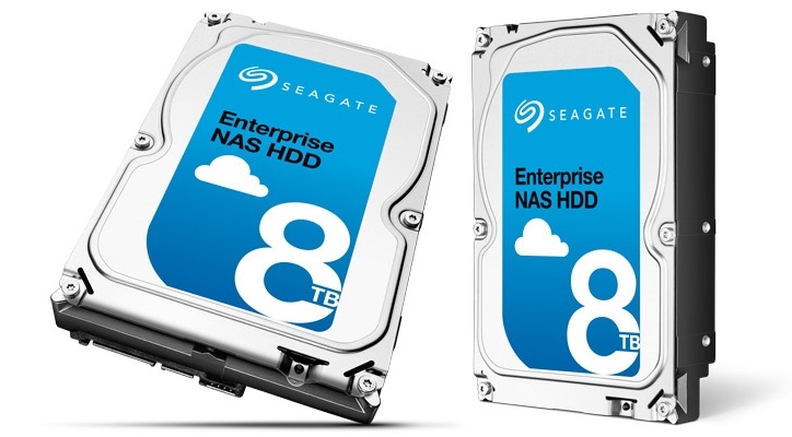 Seagate Enterprise NAS HDD ёмкостью 8 Тбайт