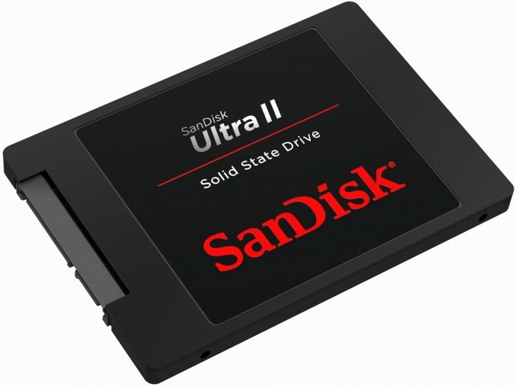 Обновлённые SSD SanDisk Ultra II обладают на четверть меньшим уровнем энергопотребления