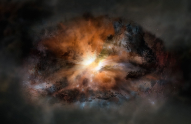 ESO раскрывает секреты самой яркой из всех известных галактик