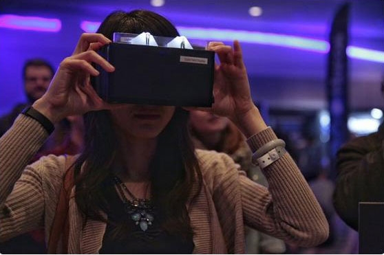 Демонстрация шлема на Virtual Reality 2016 (Twitter NVIDIA)