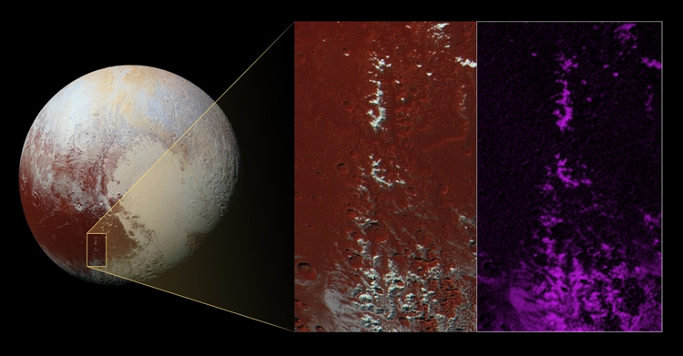Фото дня: заснеженный горный хребет на Плутоне