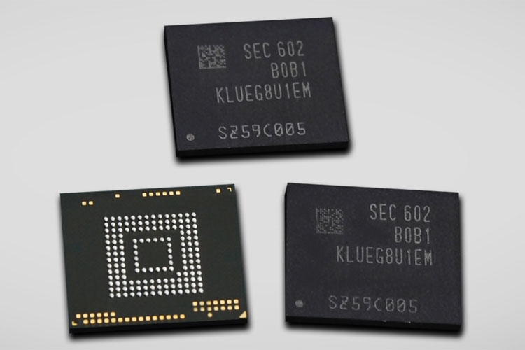 256-Гбайт микросхемы флеш-памяти Samsung с интерфесом UFS 2.0 (Samsung)