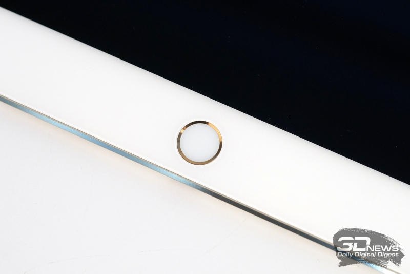  Apple iPad Pro 9,7, кнопка Home со встроенным сканером отпечатка пальца 