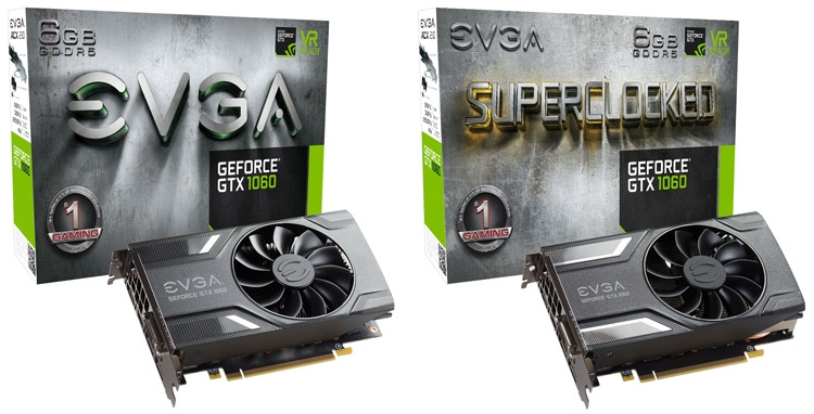 Видеокарта EVGA GeForce GTX 1060