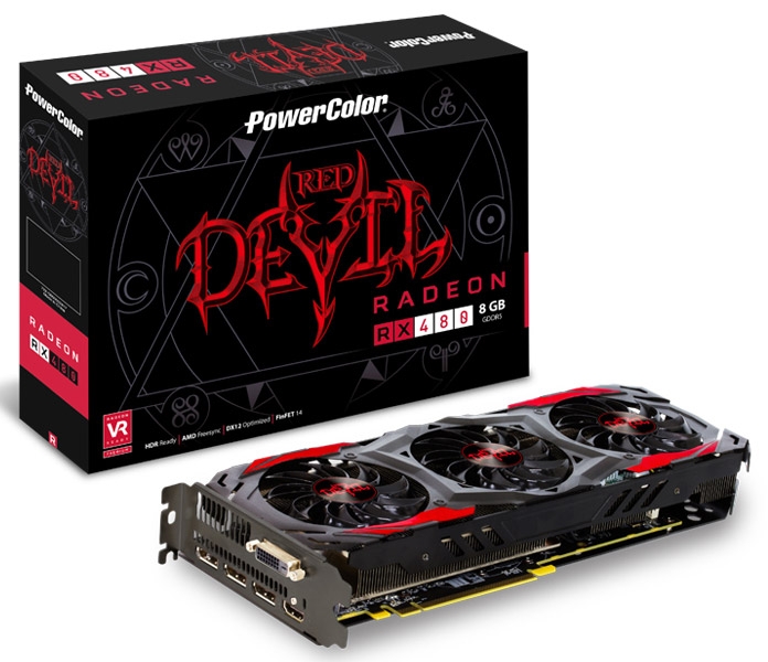 Видеокарта PowerColor Red Devil Radeon RX 480