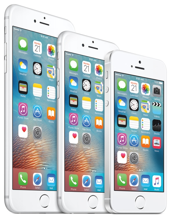 Семейство смартфонов Apple iPhone: 6s Plus, 6s и SE