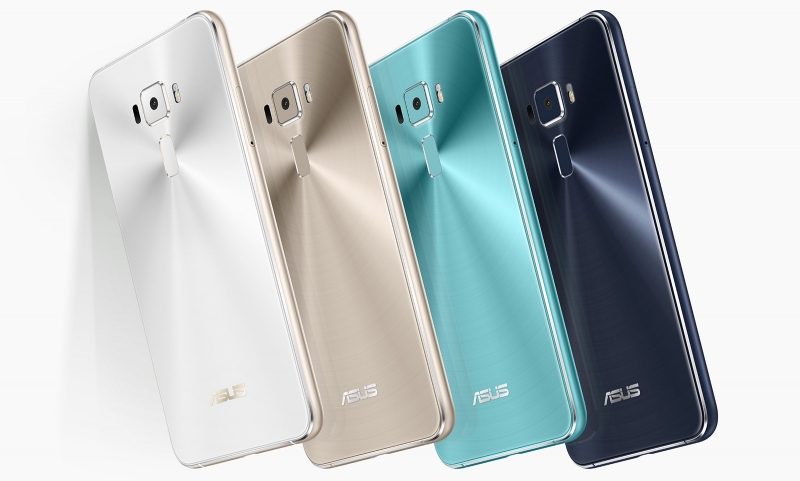  Доступные цвета ASUS Zenfone 3: белый, золотой, бирюзовый и синий 