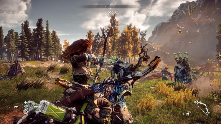 Авторы Horizon Zero Dawn о развлечениях в открытом мире игры Авторы Horizon Zero Dawn о развлечениях в открытом мире игры