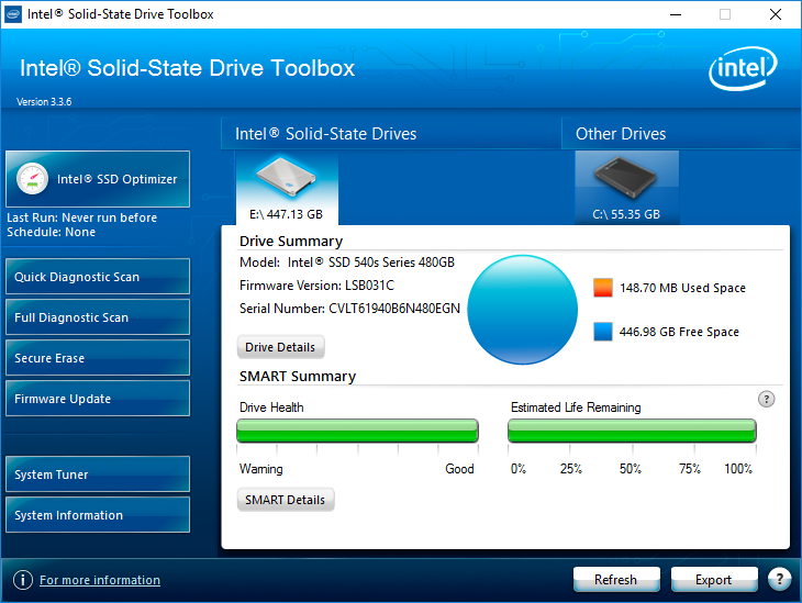 Утилита Intel SSD Toolbox поможет обновить firmware