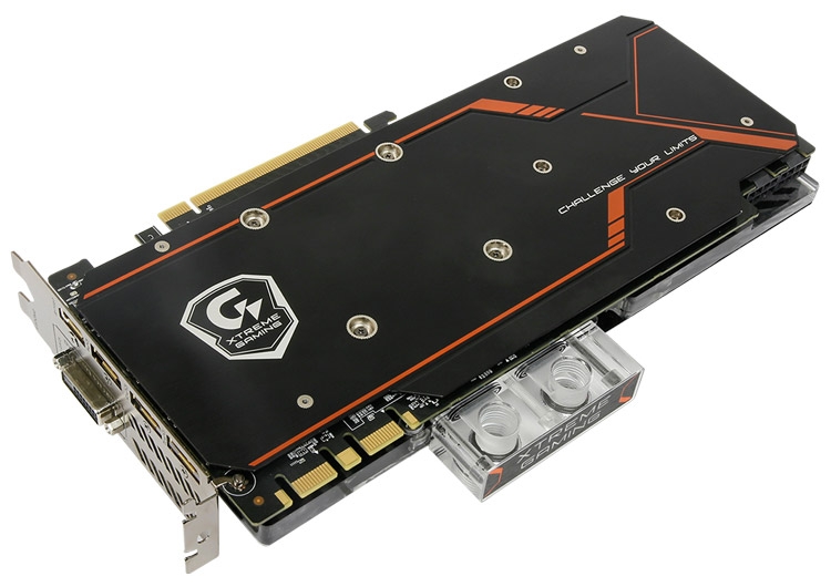 Видеокарта Gigabyte GeForce GTX 1080 Xtreme Gaming WaterForce WB 8G (модель GV-N1080Xtreme WB-8GD)