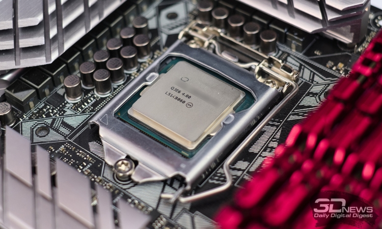 Процессор Intel в форм-факторе LGA1151. Иллюстративное фото.