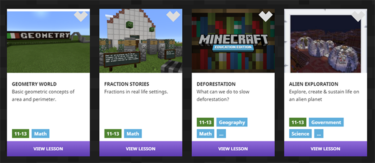 Microsoft выпустила Minecraft для школ