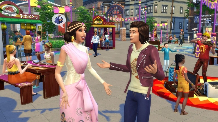 The Sims 4 отправила игроков в большой и шумный город