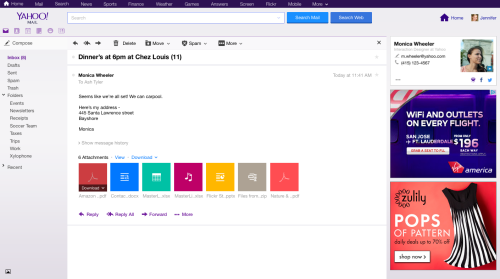 В Yahoo Mail теперь можно импортировать контакты более чем из 200 почтовых сервисов