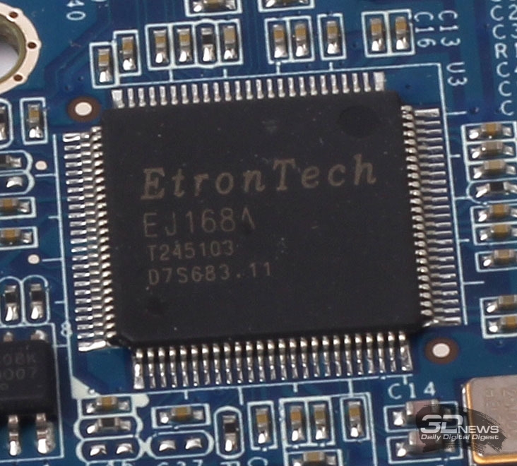  Контроллер интерфейса USB 3.0 EtronTech EJ168A 