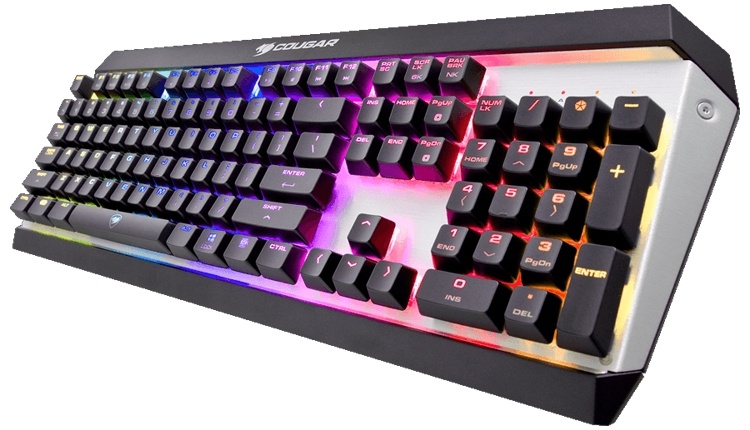 Игровая клавиатура Cougar Attack X3 RGB оснащена переключателями Cherry MX"