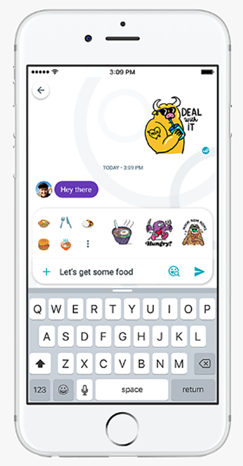 В Google Allo появилась «умная» иконка рекомендованных смайлов и стикеров